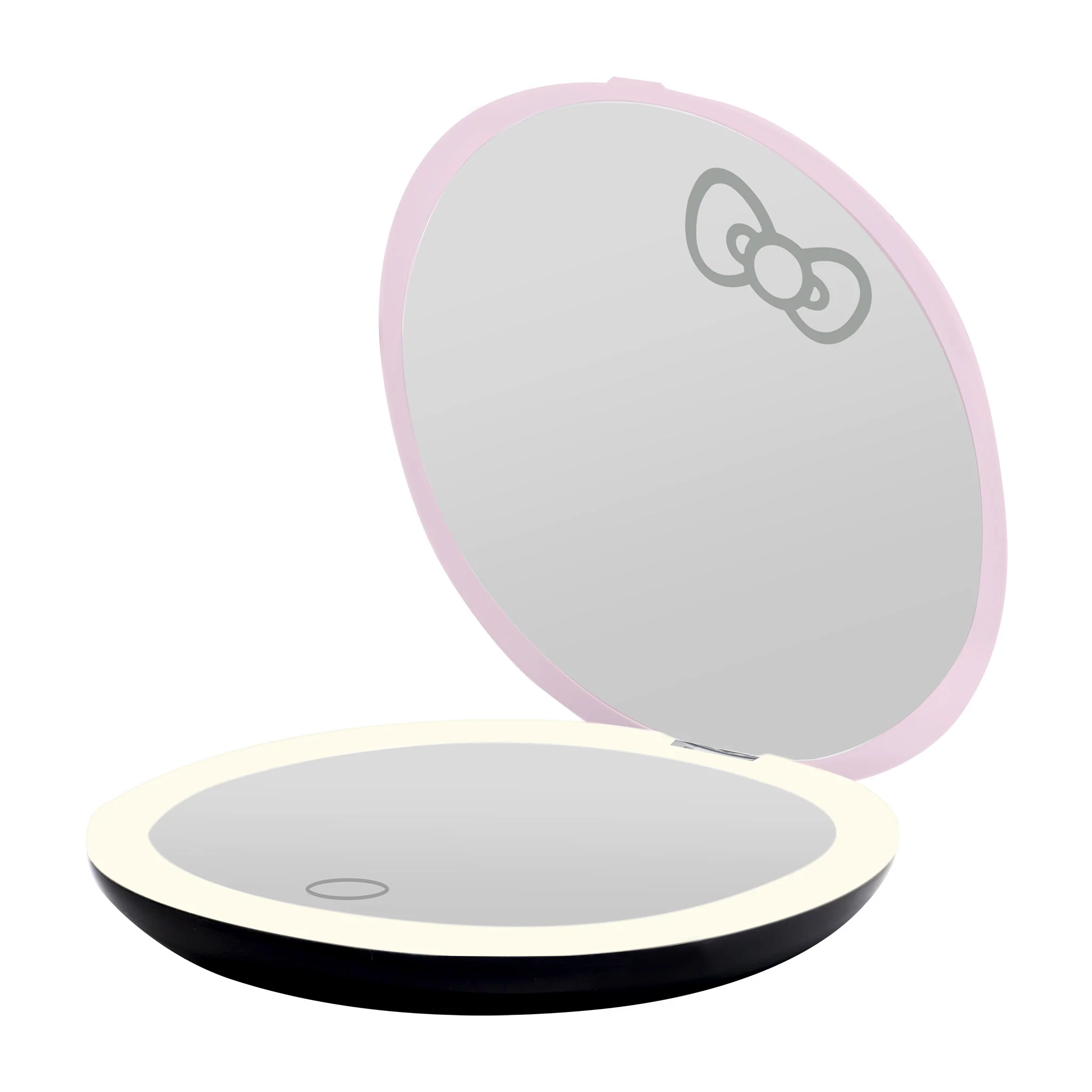 Hello Kitty® "Supercute Signature" Print LED Compact Mirror - Image 4